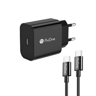 عکس محصول شارژر دیواری پرووان مدل PWC501 به همراه کابل USB-C