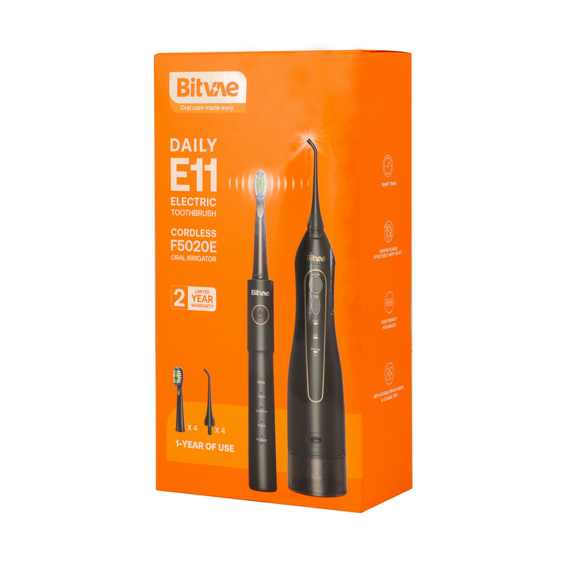 عکس محصول مسواک برقی بیتوی مدل Oral Care Combo E11 به همراه دستگاه شستشوی دهان و دندان