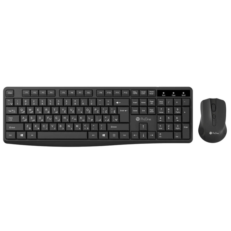 عکس محصول کیبورد و ماوس بی سیم پرووان مدل PMK25W