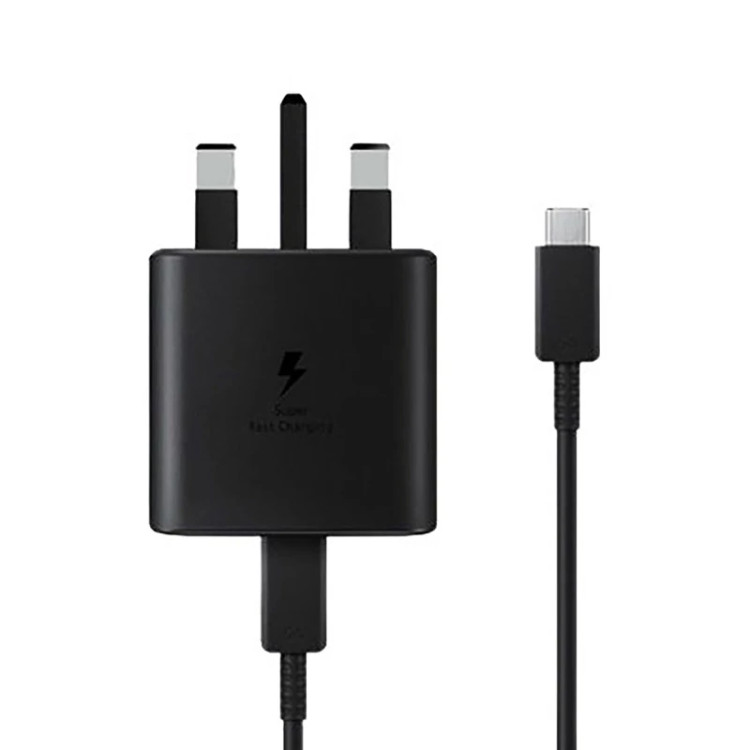عکس محصول شارژر دیواری سامسونگ 45 وات مدل EP-TA845 - vietnam به همراه کابل تبدیل USB-C