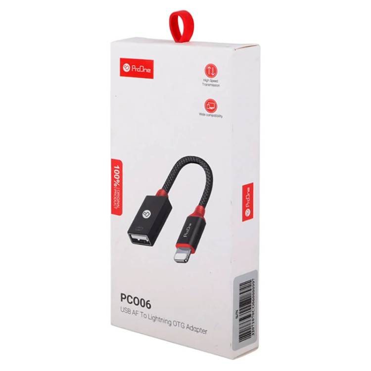 عکس محصول مبدل USB به لایتنینگ پرووان (ProOne) مدل PCO06