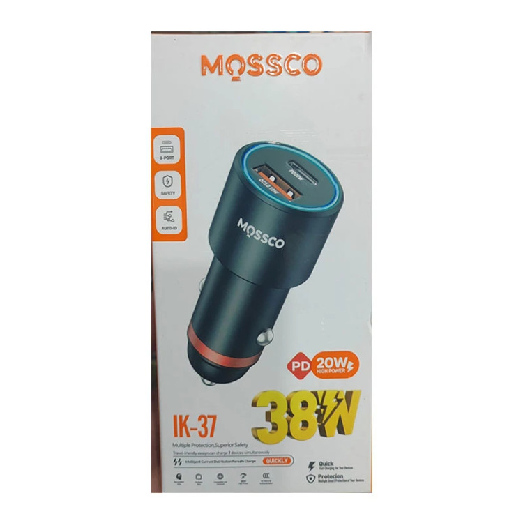 عکس محصول شارژر فندکی MOSSCO IK-37 – 38W