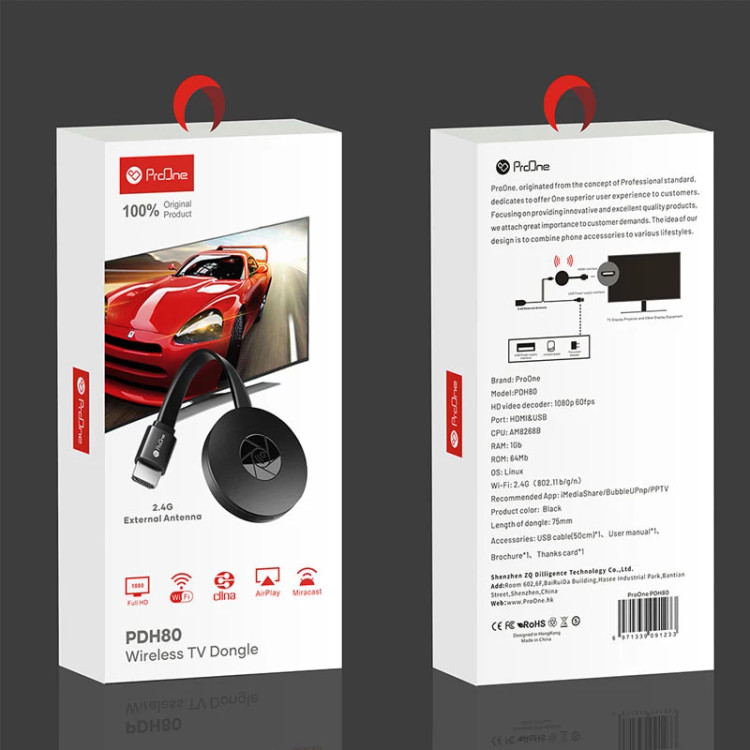 عکس محصول دانگل HDMI پرووان مدل PDH80