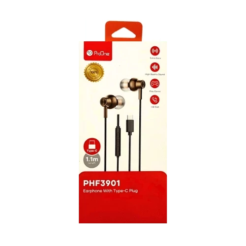 عکس محصول هندزفری تایپ سی پرووان PHF3901