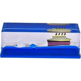 عکس محصول دکوری مدل کشتی معلق Cruise Ship Fluid Drift Bottle