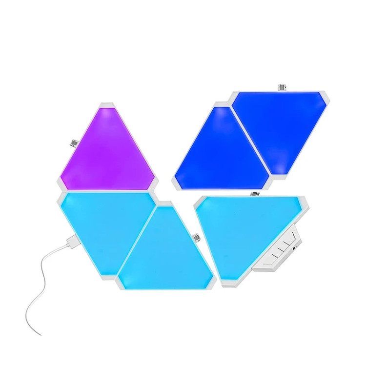 عکس محصول چراغ تزئینی هوشمند کولولابت مدل Triangle بسته 6 عددی