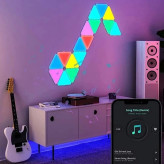 عکس محصول چراغ تزئینی هوشمند کولولابت مدل Triangle بسته 6 عددی