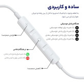 عکس محصول هدفون اپل مدل EarPods با کانکتور لایتنینگ