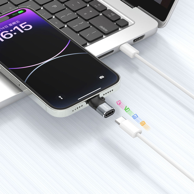 مبدل OTG USB به USB-C هیسکا مدل H7
